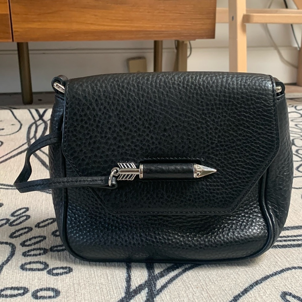 mackage 100% genuine leather arrow bag